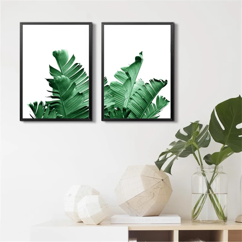 Banana Leaf Print Posters Home Decoration