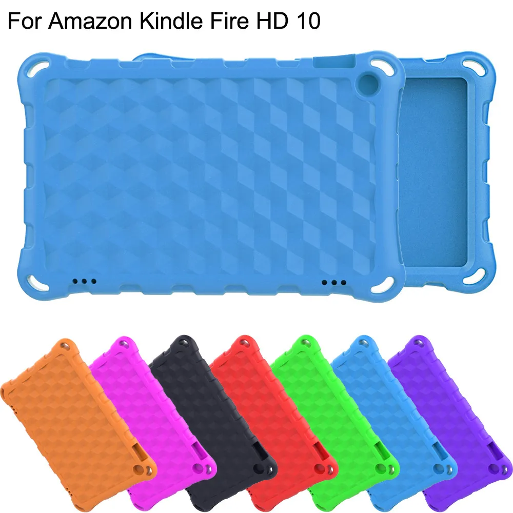 

Tablet drop protection cover For Amazon Kindle Fire HD 10 2017 7th Gen Kids Safe EVA Shock-proof Case Cover For Amazon Kindle
