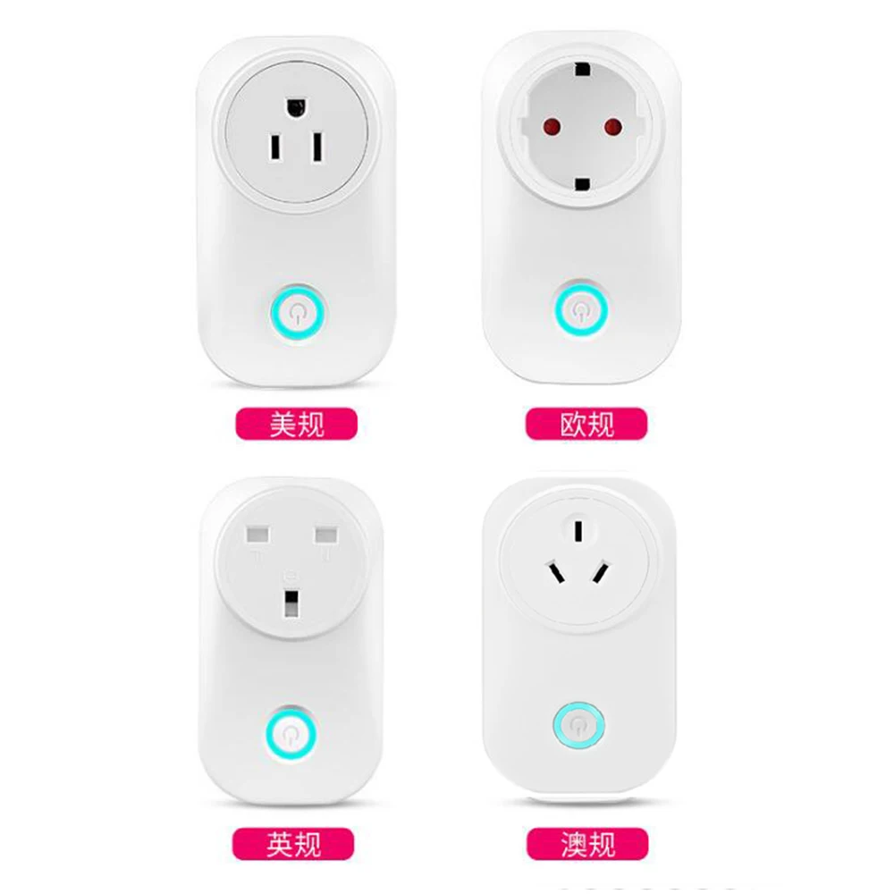 Удлинитель розетки Wi-Fi Smart Plug умная розетка Беспроводная розетка голосовое умное управление работа с Alexa Google home EU/UK/US/AU адаптер