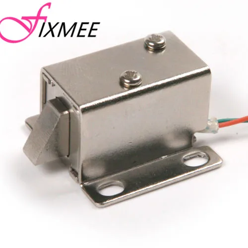 

DC 12V Cabinet Door Electric Lock Assembly Latch Solenoid