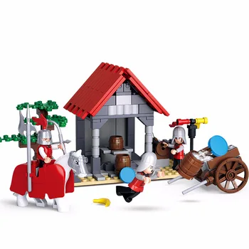 

Sluban Model Toy Compatible with B0613 237Pcs Supply Station Model Building Kits Toys Hobbies Building Model Blocks