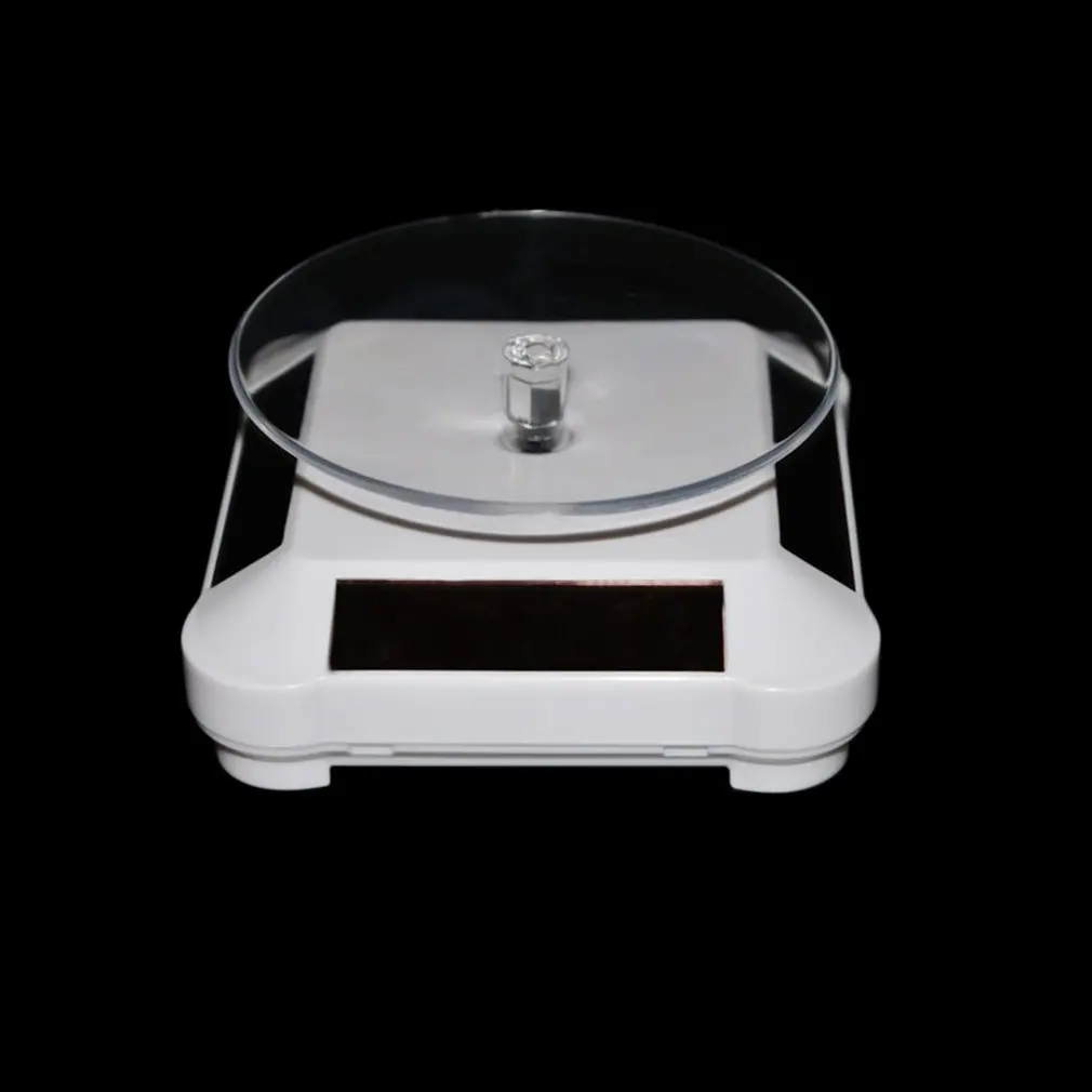 10*10*4,2 см вращающийся на 360 градусов вращающийся на солнечной батарее дисплей для ювелирных изделий Подставка для часов кольцо подставка для солнцезащитных очков