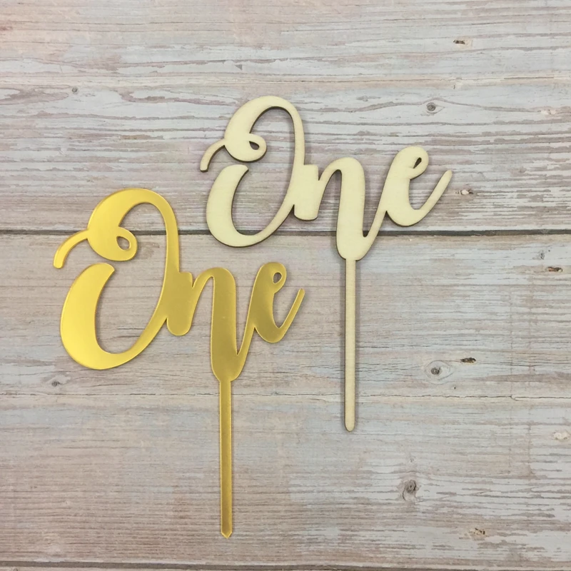 

set of 5 happy birthday acrylic cake topper one cake topper birthday one