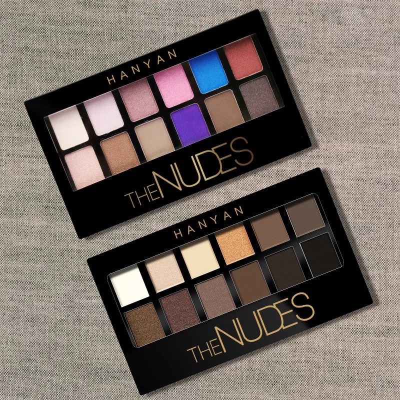

Eye Shadow Palette 12 Colors Matte Make Up Set Nudes Brighten Powder Highlighter Easy to Wear Cosmetic Coffee Eyeshadow Pallete