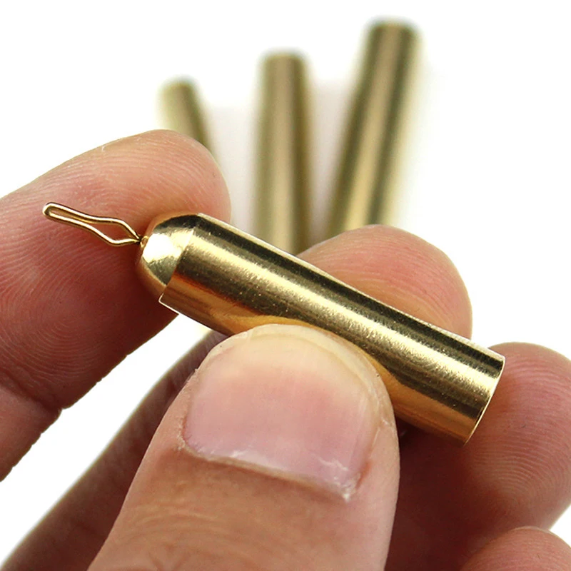 

30Pcs/Bag 5g/7g/10g/12g Copper Sinker Fishing Swivels Quick Change Fishing Connector Lead Rocky Counterweight Accessories