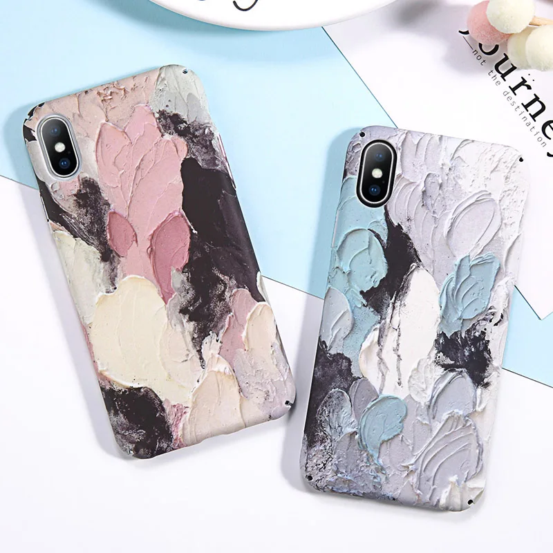 

Luminous Flower Case For iPhone 7 Plus Mandala Pattern Phone Cases Slim Matte PC Back Cover For iPhone X 8 7 6 6S Plus