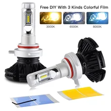 H4 Car LED Headlight Bulbs 3000K 6500K 8000K 6000LM For Chevrolet Hi/Low Beam Auto Lamps H4 Car LED Headlight Bulbs 3000K 6500K 8000K 6000LM For Chevrolet Hi/Low Beam Auto Lamps