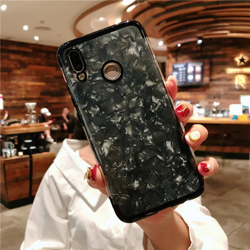 Marble Glitter Case For Huawei P20 Pro P30 Lite P10 Mate 20 10 Cover TPU Soft Phone Cases Honor Play P Smart Plus Y6 Y7 2019 |