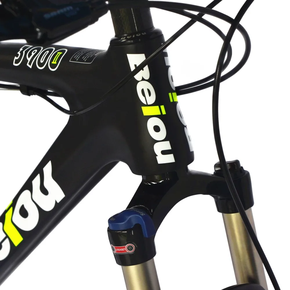 Best BEIOU Carbon XC Mountain Bike 26-Inch Complete Bicycle MTB 27 Speed  S H I M A N O  370 Toray T700 Fiber Glossy Colorful CB004 15