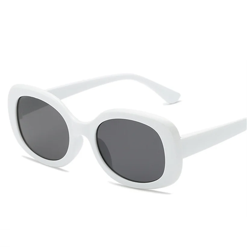 Oulylan, женские Овальные Солнцезащитные очки, Роскошные, брендовые, дизайнерские, Ретро стиль, солнцезащитные очки, Ретро стиль, модные очки для мужчин, солнцезащитные очки, UV400 - Цвет линз: White