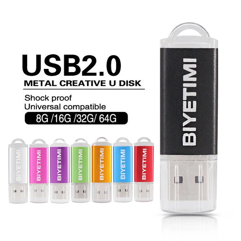 USB флеш накопитель Biyetimi 128 ГБ 64 32 16 8 USB2.0 usb u диск|USB флэш-накопители| |