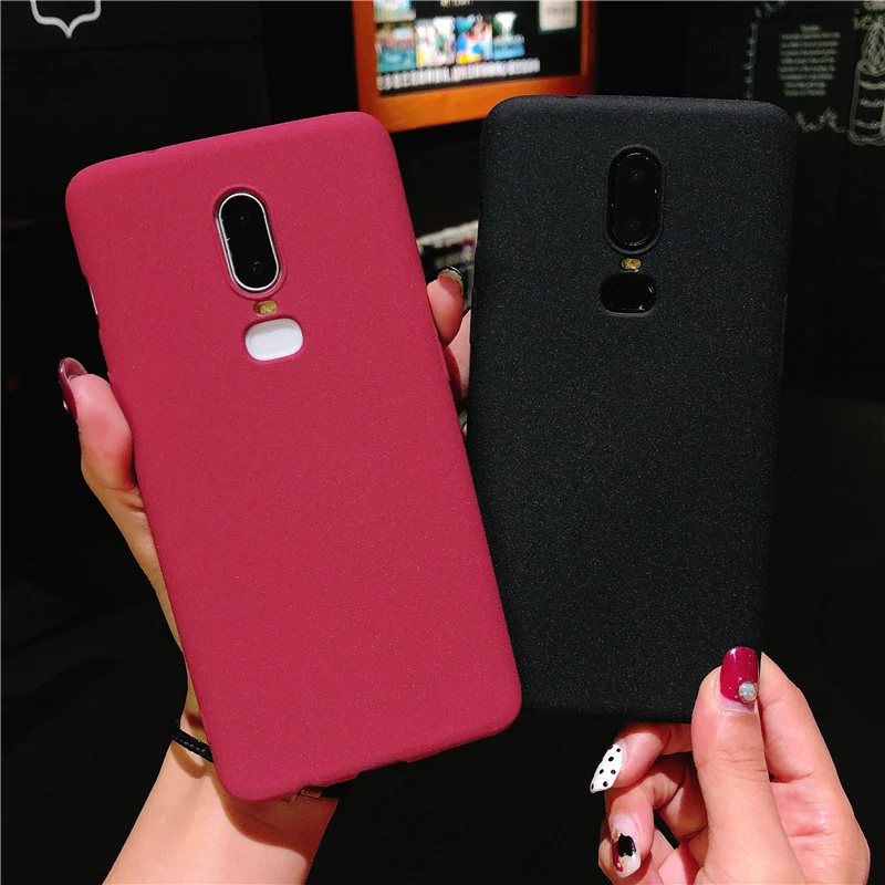 

Case For OnePlus 6T 6 5T 5 3 TPU Soft Back Case Full Protective Matte Ultra Slim OnePlus 6T 6 5T Cover Sand Frosted Phone Cases