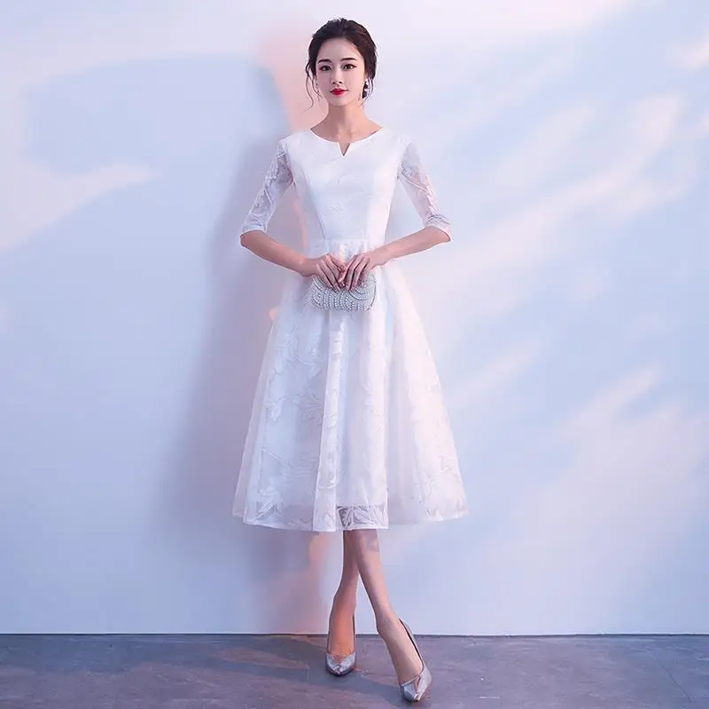 

Party Evening Women Dress Oriental Chinese Style Woman Elegant V-Neck Qipao Sexy Wedding Prom Long Robe Retro Vestido XS-3XL