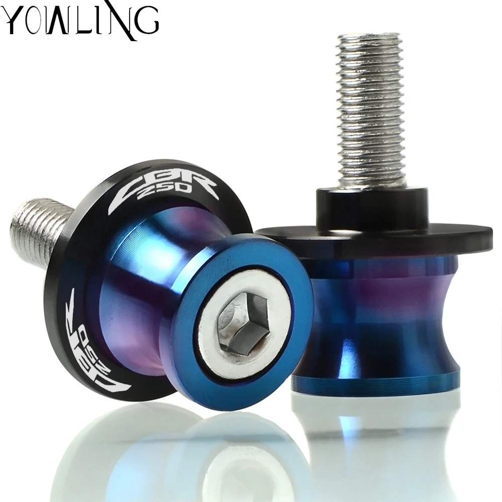 M8 Stand Screws Swing arm Swingarm Spools Slider Support For HONDA