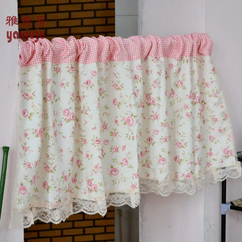Online Gratis Pengiriman Bunga Renda Merah Muda Kotak Online Gratis Pengiriman Bunga Renda Merah Muda Kotak Semishade Negara Pedesaan Tirai Dapur Kopi 150 50 Cm Disesuaikan Aliexpress