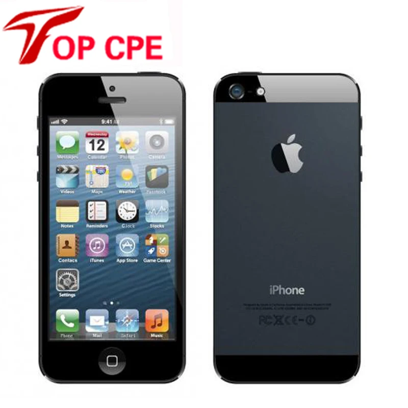Unlocked Original Apple iPhone 5 16GB 32GB 64GB ROM Mobile phone Dual core 1G RAM 4