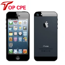Freigesetzte ursprüngliche apple iphone 5 16 gb/32 gb/64 gb rom handy dual-core 1g ram 4,0 “WIFI GPS IOS OS 3G 8MP kamera Smartphone