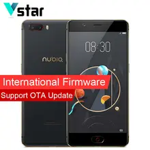 Международная прошивка Оригинал Нубия M2 4 ГБ ОЗУ 128 ГБ ROM Snapdragon 625 Octa Ядро 64 бит мобильного телефона 5.5 дюймов LTE Android