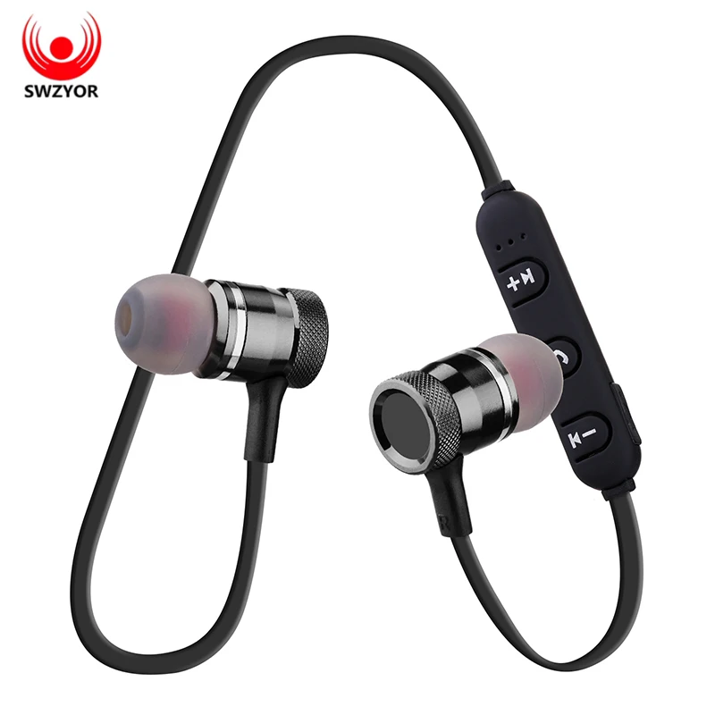 

SWZYOR LY-11 Metal Magnetic Sports Bluetooth Earphone SweatProof Earpiece Stereo Wireless Headset Headphone for Mobile Phone