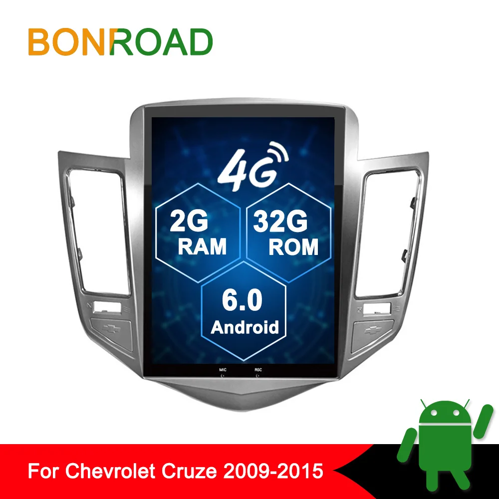 Bonroad автомобильный мультимедийный плеер с вертикальным экраном Android 6 0 для Chevrolet