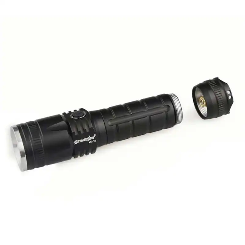 XM-L T6 led flashlight rechargeable Flashlight Torch Lamp AC+ 18650 Battery Charger powerful led flashlight 18650 #4A30 (3)