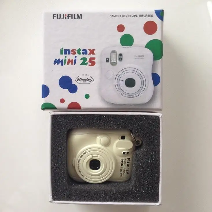 3D Fuji Mini 25 Camera keychain Fujifilm Fuji Instax Mini 8 keychain
