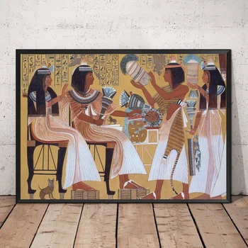 

Egyptians Cuadros Poster Egipto Canvas Painting Prints Home Decor Room Wall Art No Frame