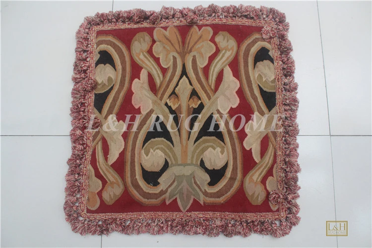 2" x 22" aubusson шерстяные подушки новозеландской шерсти ручной работы подушку для украшения дома, без вставки
