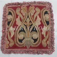 2" x 22" aubusson шерстяные подушки новозеландской шерсти ручной работы подушку для украшения дома, без вставки