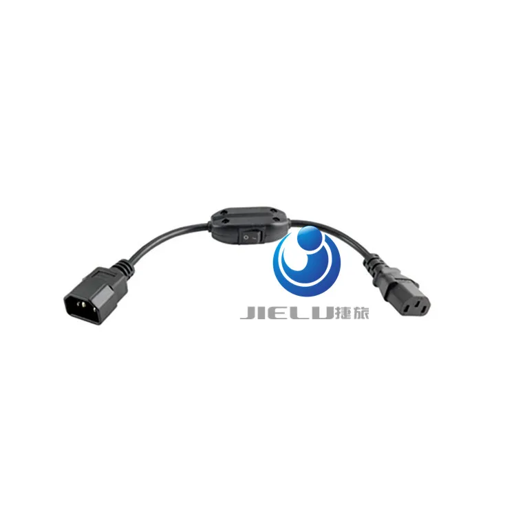 

IEC 320 C13 Female to C14 Male with10A On/Off Switch Power Adapter Cable Fr PDU UPS,C14-C13 Extension Power Cord,10 pcs
