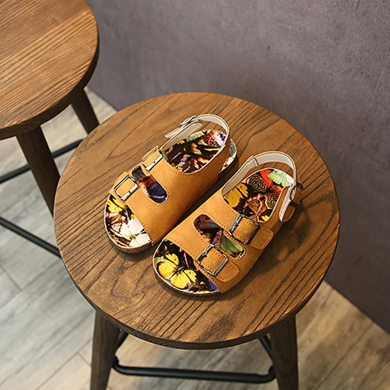 Boy Shoes Kids Summer Unisex Sandals For Girl Children Outdoor Sandals Kids Leather Shoes 2019 Summer Beach Shoes Boys Sandals