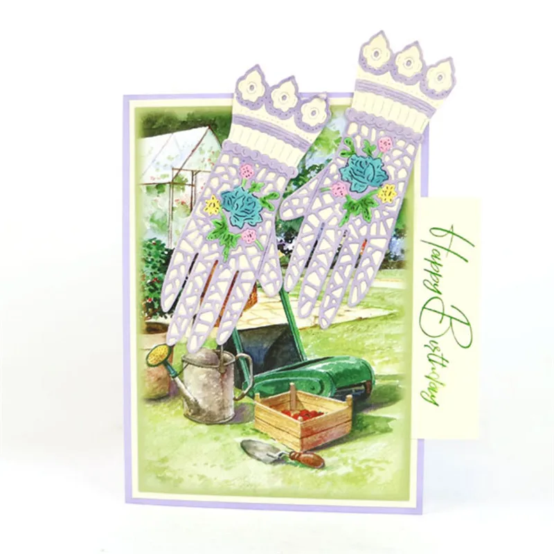 

Eastshape Lace Gloves Metal Cutting Dies New Arrival 2019 Scrapbooking Card Making Album Embossing Crafts Die Cut for New 2019