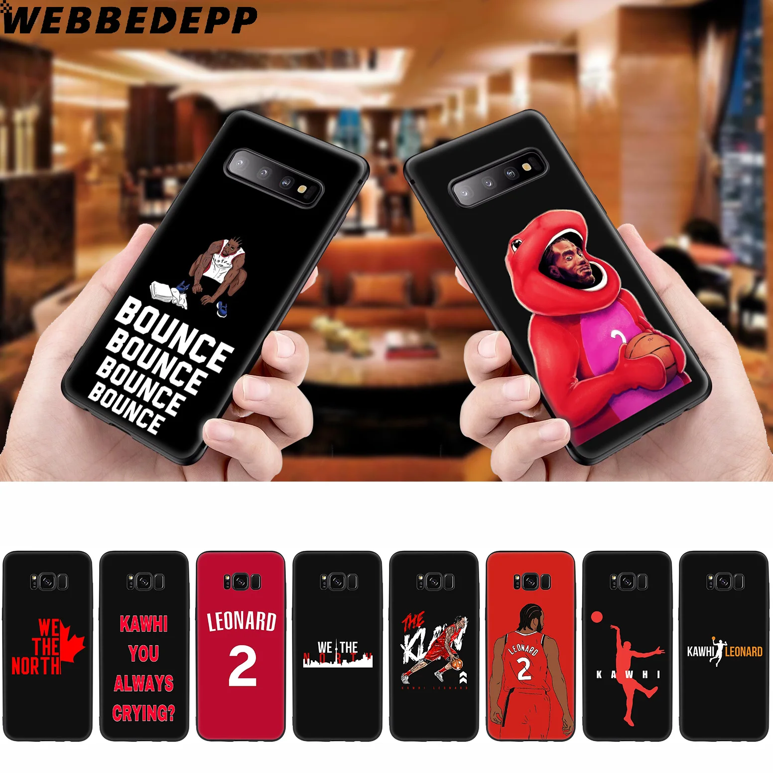 WEBBEDEPP Kawhi Leonard 2 мягкий чехол для Samsung Galaxy S10 S10e S9 S8 Plus S7 S6 Edge & J6 2018 Note 10 9 8 |