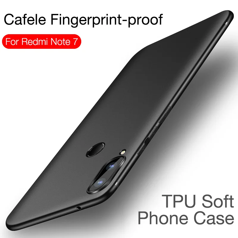 Оригинальный мягкий чехол CAFELE для телефона Xiaomi Redmi Note 7 8 pro Ультратонкий из ТПУ Note7