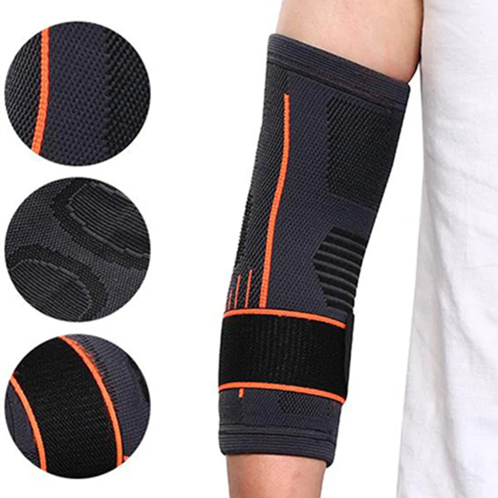 

1PC Elbow Brace Sleeve Guard Sports Arm Protection Professional Badminton Elastic Fitness Adjustable Pressure