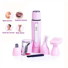 Женский Электрический с крышкой Эпилятор с триммером удаление волос Бритва машина для ног бровей бикини лица эпилятор