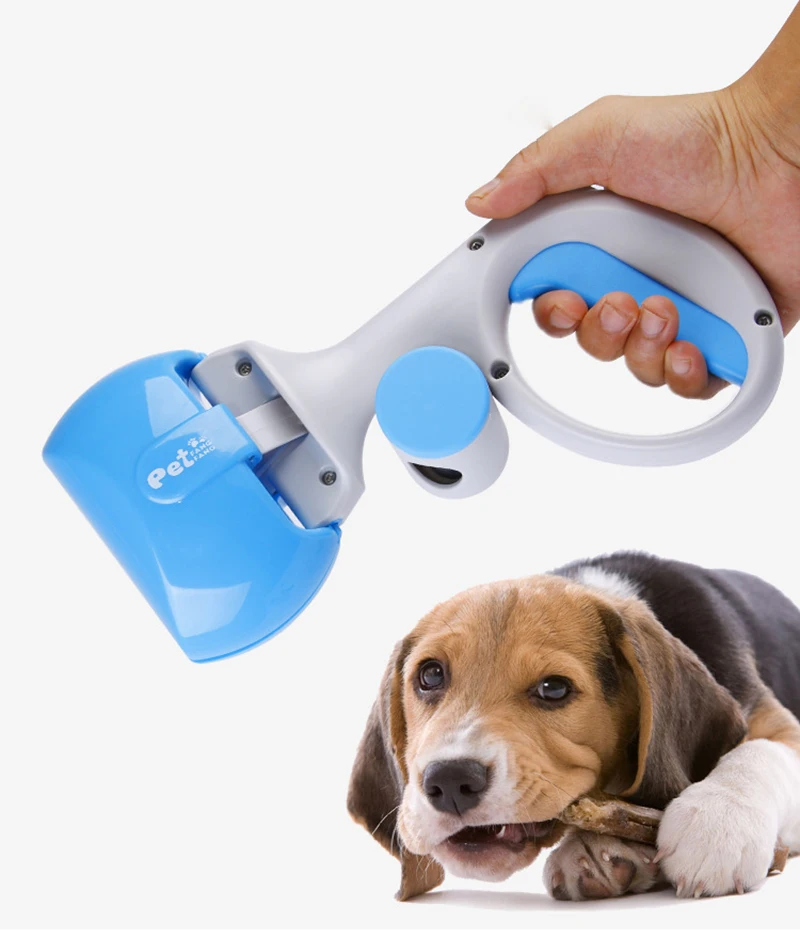 2 в 1 Pet Pooper Scooper+(1 лот = 15 шт.) набор пакетов для какашек для собак, кошек, для уличной уборки отходов, для удаления какашек, для удаления какашек, мешки для мусора