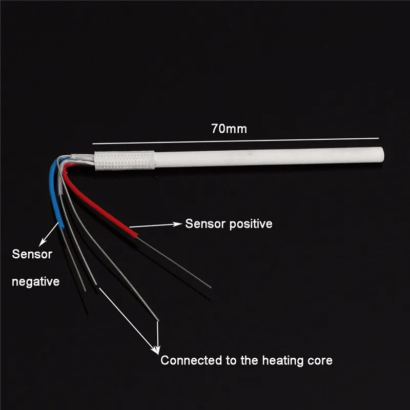 

1PCS 50W 24V DC 4 PIN Ceramic Core Soldering Iron Station Replacement Heating Element Ceramic Heater