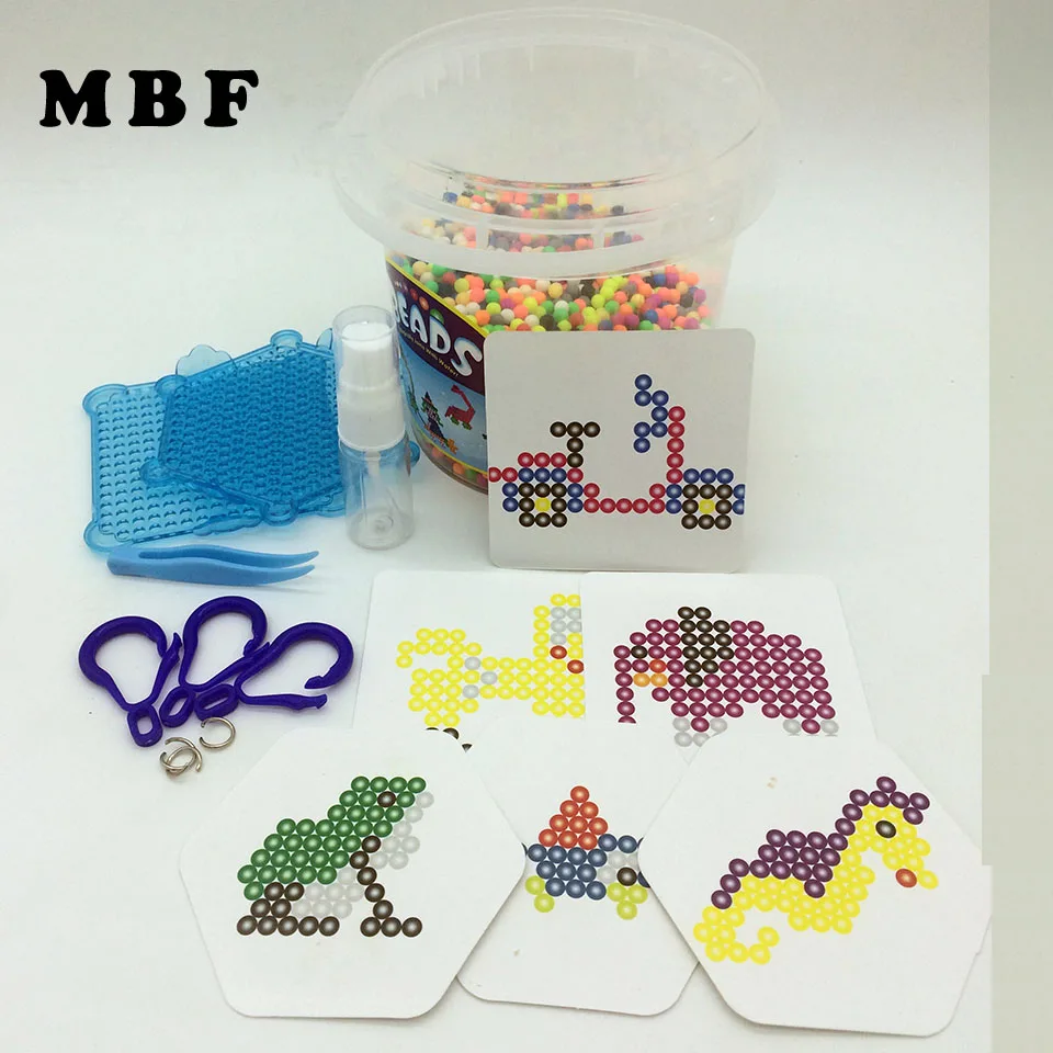 

Water Beadbond Puzzle Hama beads Children's Educational Toys DIY Pearl Sprinkler Magic Beans By Water Beads