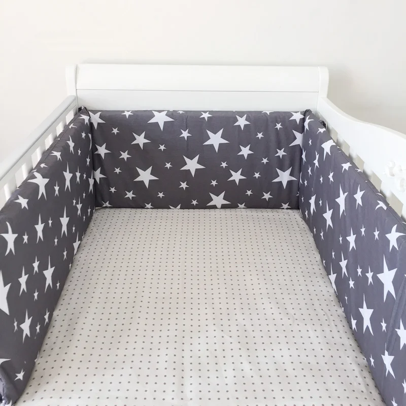 Складное 180*30 см детское постельное белье-бампер в кроватку для новорожденных, хлопковое белье, цельный бампер для кроватки, Детская безопасная кровать вокруг протектора - Цвет: xingkonghui
