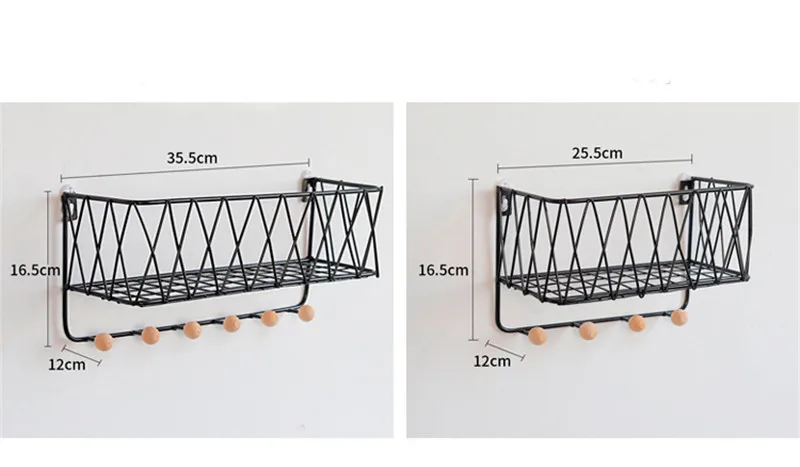 INS железная сетка креативные Держатели и стойки для хранения на стене приемник полка домашняя дверь за крюком для сбора sundry отделочная стойка