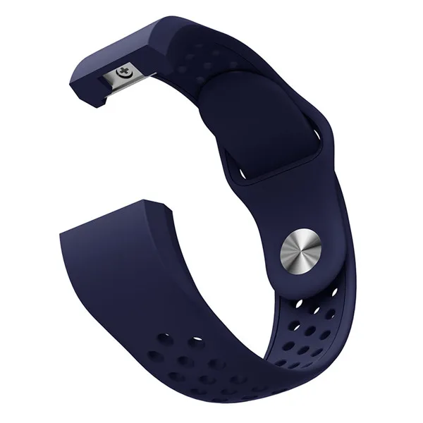 Цветной ремешок для Fitbit Charge 2, спортивные силиконовые браслеты, ремешок для Fitbit Charge2, браслет, браслет, смарт-часы, аксессуары - Color: Midnight blue