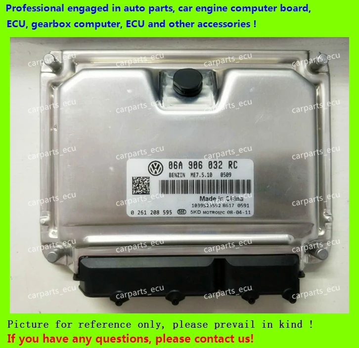 

For car engine computer board/VW ECU/Electronic Control Unit/06A906032RC 0261208595/06A906032RD 0261208596/06A 906 032 RD
