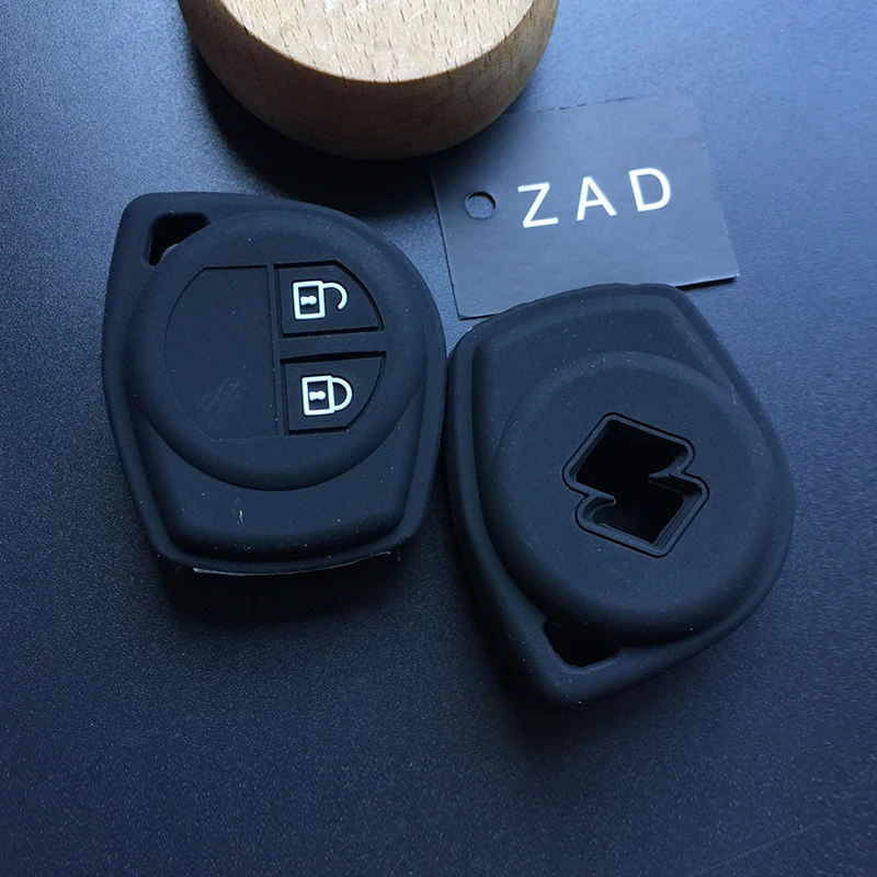 Key Case Key Case Cover ZAD 2 button silicone car key case Key Cover For Suzuki For Amagatarai Shangyue SX4 SWift Liana Alto Igins Esteem Baleno GR