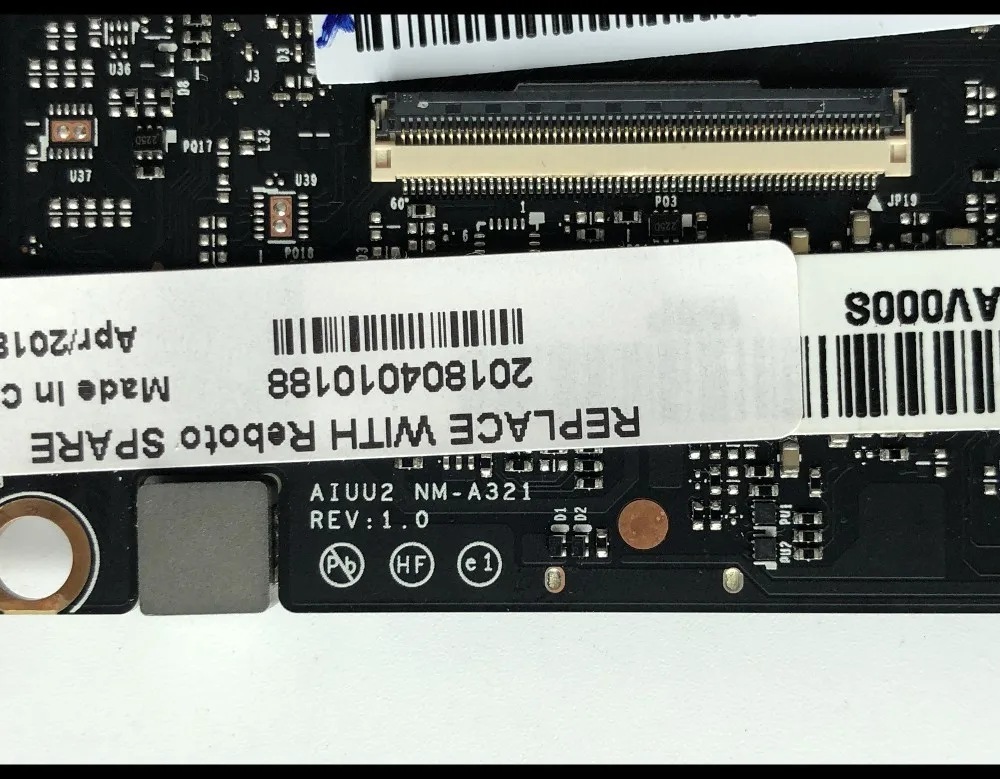 Высокое Качество для Lenovo Yoga 3 Pro 1370 материнская плата ноутбуков FRU: 5B20H30465 AIUU2 NM A321