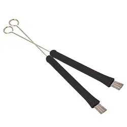 MSOR-Wire выдвижные концевые барабанные щетки для Jazz Drum Stick Black (упаковка из 2)