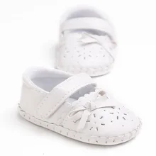 Одежда для малышей Обувь на мягкой подошве с бахромой из искусственной кожи Обувь для младенцев Prewalker Белая обувь Обувь для малышей