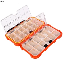 16,5x9,5x4,5 см портативные коробки для рыболовных снастей Многофункциональный контейнер-приманка коробка рыболовные снасти аксессуары