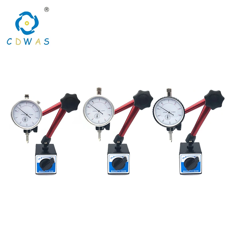 Kaufen Magnetische steht messuhr Universal Magnetische Basis Halter Stand Tisch Skala Präzision Indikatoren Messung Werkzeug Set