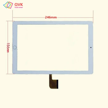 

White 10.1 inch P/N DH-10153A4-PG-FPC431 ZS Capacitive touch screen panel repair replacement parts